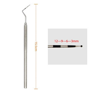 Sonde parodontale graduée ergonomique professionnelle en acier inoxydable allemand, explorateur manuel pour diagnostic dentaire CE - Product Image 4