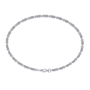 กำไลข้อมือเพชรทูโทนทรงปรินเซสคัทแบบฝังขอบ  ทองคำขาว 10k 14k |   เครื่องประดับเพชรทรงเรขาคณิตแบบมินิมอล - Product Image 6