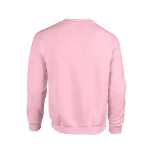 Alta Calidad De fábrica al por mayor logotipo personalizado ropa informal de los hombres 320gsm 100% algodón rosa claro en Blanco clásico sudaderas para hombres - Product Image 6