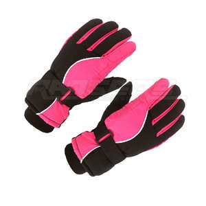 Gants de ski pour femmes, noir, rose, blanc, doublure en polaire chaude, haute qualité, imperméables, gants d'hiver OEM, gants de neige en gros - Product Image 1