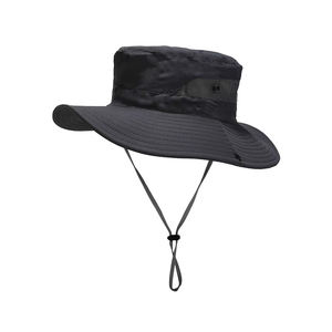 หมวกบักเก็ตขายส่ง น้ำหนักเบา ทำจากไนลอน ปรับขนาดได้ ป้องกันแสงแดด เหมาะสำหรับกิจกรรมกลางแจ้ง สไตล์ลำลอง ใส่ได้ทั้งชายและหญิง สำหรับเดินทาง ตกปลา ใส่ในช่วงฤดูร้อน - Product Image 5