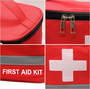 Bolsa organizadora médica de cuero PU duradero para almacenamiento de medicamentos de emergencia, botiquines de primeros auxilios y viajes, a la venta a precio de mayoreo. - Product Image 6
