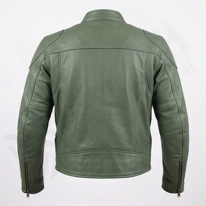 Veste en cuir de motard NAI-0498A, veste de mode, vêtement de protection pour la conduite à moto, vêtement d'extérieur ventilé, couleur personnalisée - Product Image 2