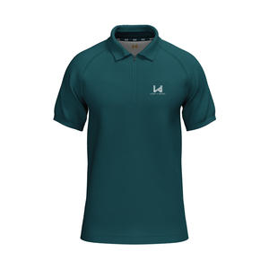 Camiseta Polo Casual de Manga Corta con Cierre para Hombre, Sublimada Personalizada, Logotipo Impreso en la Parte Delantera, Alta Calidad, Secado Rápido, Suministro OEM ODM - Product Image 5