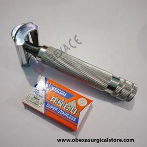 Cobra Rasoir de sécurité à tête oblique à double tranchant pour le visage, le corps et les aisselles Rasage Outil de soins personnels - Product Image 5