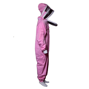 Traje de Apicultura Completo con Velo Protector, Overol Ventilado de Algodón, Múltiples Bolsillos y Puños Elásticos para Apicultores - Product Image 5