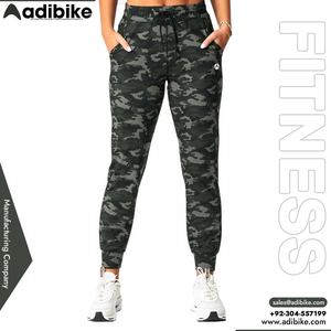 Pantalones Deportivos de Forro Polar Transpirable para Mujer, Cintura Media, Frente Plano, Personalizados con Logotipo, para Gimnasio, Fitness, Invierno, Venta al Por Mayor - Product Image 1