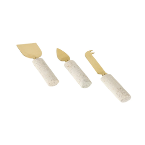 Wholesale Eco-Friendly <b>Cheese</b> <b>Knife</b> <b>Set</b> with Customized Color Handle Stainless Steel Metal <b>Cheese</b> Tools - Product Image 4