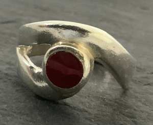 Vintage Sterling Silver Agate Ring Handmade Natural <b>Stone</b> Jewelry Elegant Fashion Ring Gift For Women - Product Image 5