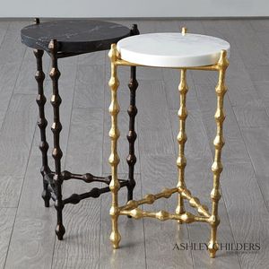 Mesa de Cóctel de Aluminio Dorado de Alta Calidad, Mueble de Primera Calidad, Mesa Metálica Decorativa para el Hogar, Hotel, Mesa para Bebidas y Vino, Latón - Product Image 3