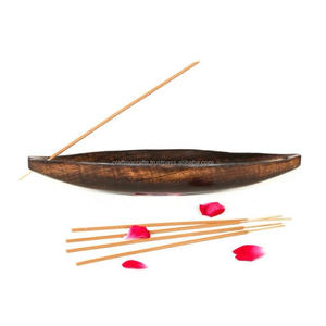 ที่วางธูปไม้ขัดเงาทำมือพร้อมที่รองเถ้า ของตกแต่งบ้าน ของขวัญ ราคาถูก - Product Image 6