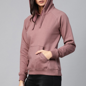 Wholesale Women <b>Lightweight</b> <b>Hoodies</b> Breathable Outdoor Use Sweatshirts Bulk Supply Custom Logo Casual Hooded Pullover OEM - Product Image 2