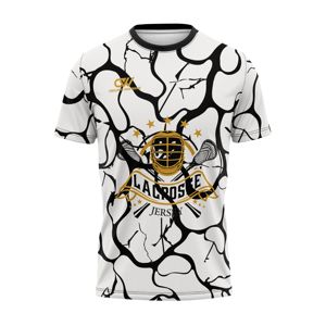 Camiseta de Lacrosse Sublimada Personalizada OEM para Niños, Manga Corta, Transpirable, de Poliéster, Jersey Juvenil con Logotipo Impreso, Fabricante - Product Image 1