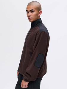 Sweat-shirt noir coupe oversize à col zippé 1/4, style uni, épaules tombantes, coupe ample, coupe-vent pour homme – Collection Automne Hiver – Offre Spéciale - Product Image 2