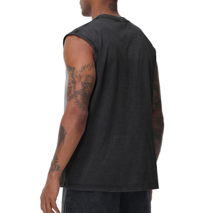 Nouvelle tendance : débardeurs décontractés pour hommes, vente en gros, conception de logo personnalisé, débardeurs pour hommes - Product Image 3