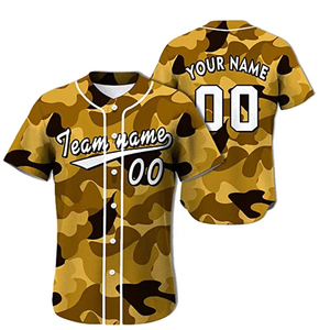 Camiseta de béisbol de camuflaje personalizada con nombre y número personalizados, camiseta deportiva de equipo - Product Image 6