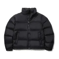 Veste d'hiver en toile matelassée pour homme, motif à carreaux, fermeture éclair, rembourrage épais, décontractée, coupe-vent, imperméable, 100% polyester