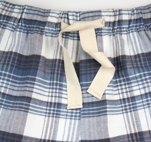 Pantalon de pyjama en flanelle décontracté unisexe, service OEM avec logo personnalisé, haute qualité, respirant, fermeture à cordon - Product Image 3