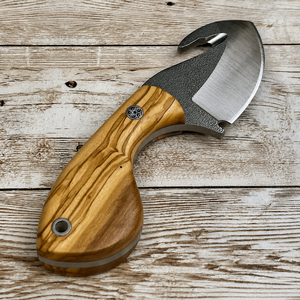 Couteau à Découper en Acier Carbone Fait Main avec Manche en Bois de Rose et Étui en Cuir – Couteau Personnalisé - Product Image 5