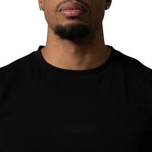 Men's Black Performance T Shirt Soft Cotton <b>Athletic</b> Fit Workout Running Casual Sportswear Fashion Top - Product Image 3