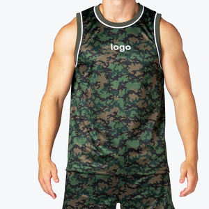 Camiseta de Baloncesto Casual Reversible de Poliéster/Algodón de Secado Rápido con Impresión por Sublimación Personalizada, Camiseta Deportiva de Alta Calidad para Hombre - Product Image 1