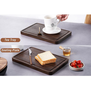 Grande planche à découper en bambou pour la viande, le fromage, la charcuterie, avec poignées latérales - Product Image 2