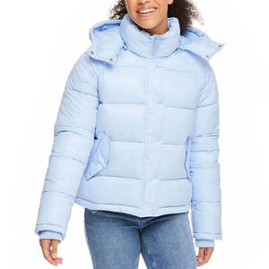 Veste d'hiver chaude à capuche personnalisée pour femmes, vente en gros, livraison directe d'usine - Product Image 1