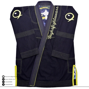 ชุดยิวยิตสูแบบสั่งทำพิเศษ ผ้าเพิร์ลวีฟ 100% ผ้าฝ้าย ชุดกิโมโนบราซิลเลียนยิวยิตสู สำหรับฝึกซ้อมระดับมืออาชีพ อุปกรณ์สำหรับการฝึกต่อสู้ สำหรับผู้ใหญ่ - Product Image 2