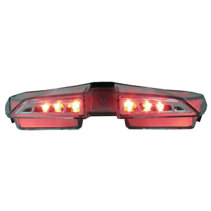 Luz Trasera LED para Motocicleta Hypermotard 2013~UP, Integrada con Luz de Freno y Direccional, Color Ahumado - Product Image 1