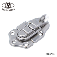 HC260 serrures à loquets en métal de zinc poli pour la nouvelle conception serrures de matériel de boîte à outils pour une sécurité et une commodité inégalées