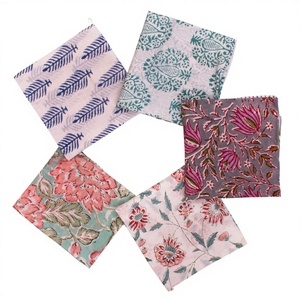 Lightweight Organic Cotton Bandana, Handmade Hair Or Neck <b>Wrap</b>, Indian Block Printed Scarf, Unisex Eco-Friendly Gift - Product Image 1