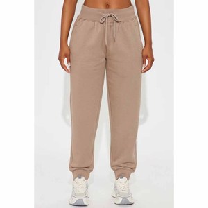 <b>Women's</b> 2 Piece Fleece Hoodie Jogger <b>Set</b> Solid Color Loose Fit Casual All Seasons Knitted Cotton Outfit - Product Image 4