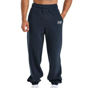 Pantalones Deportivos Casuales para Hombre, Corte Ajustado, Cintura Elástica con Cordón, Transpirables, para Gimnasio, Correr y Hacer Ejercicio - Product Image 1