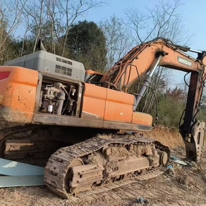 รถขุดดิน Doosan <span class=keywords><strong>Dx</strong></span> 500 มือสอง เครื่องยนต์ดีเซล ปั๊มไฮดรอลิกและเกียร์แบบตีนตะขาบ เครื่องจักรงานดิน ชั่วโมงการทำงานต่ำ <span class=keywords><strong>50</strong></span> ตัน ขนาดใหญ่ - Product Image 4