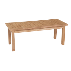 Solid Teak Wood Modern Outdoor <b>Dining</b> Table Weather Resistant <b>4</b>-Seater Non-Foldable - Product Image 2