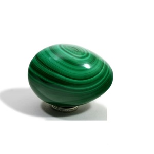 Huevo de masaje de malaquita natural, piedra curativa de cristal de malaquita verde rayada para Reiki, meditación, energía, decoración, venta al por mayor - Product Image 6
