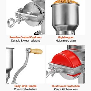 Molinillo de Café Manual High Hopper para Granos, Especias, Café en Grano y Nueces - Product Image 6
