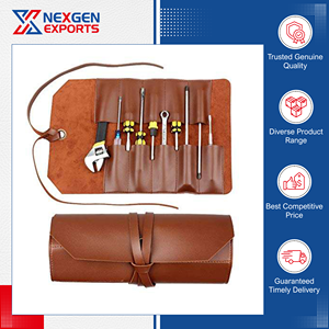 Nexgen Exports Direct Factory Supply Top Notch Quality Water Resistant Foldable Adjustable Height Width Handmade PU Case Bag - Product Image 4