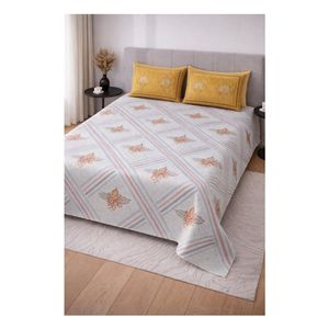 Soft Kasida Hotel Bedding 108x108 Inch Cotton <b>Sheet</b> Set - Product Image 1