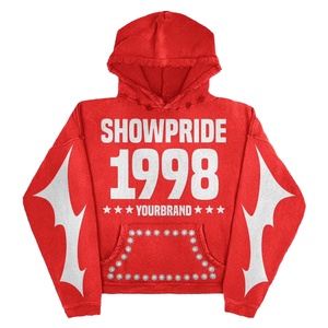 Sudadera con capucha de marca personalizada CHÁNDAL UNISEX logotipo personalizado de peso pesado pantalones de chándal acampanados con chándal para hombres al por mayor - Product Image 3