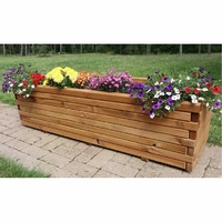 Jardinière d'angle rustique en bois, triangle, surélevée, grande jardinière extérieure en bois pour patio, cour, décoration