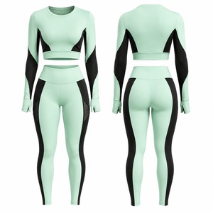 Ensemble de yoga premium sans couture pour femme : Leggings de sport taille haute et brassière de sport – Fabricant OEM en marque blanche, directement de l'usine - Product Image 1