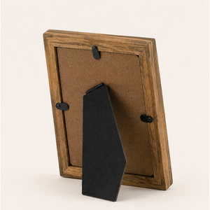 <b>Vintage</b> Wooden Photo <b>Frame</b> Eco Friendly Natural Solid Wood <b>Picture</b> <b>Frame</b> for Tabletop Display Minimalist Home Office Decor - Product Image 3