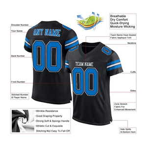 Camiseta Deportiva Retro de Fútbol Americano Personalizada para Hombres, Mujeres y Niños, con Malla TF y Nombre Bordado, Opción de Tallas Grandes - Product Image 5