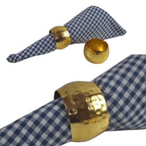 Anneaux de serviette en métal massif en alliage multicolores, design nordique, vente directe d'usine, pour la décoration de mariage, d'hôtel et de restaurant - Product Image 3