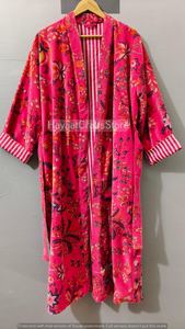 Robe en satin à imprimé animal pour femmes, longueur complète, manches trois quarts, vêtements de nuit décontractés, velours doux, vêtements d'été - Product Image 3