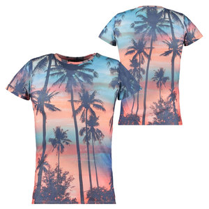 Wholesale Custom Sublimation Print Short Sleeve Unisex <b>100</b>% <b>Polyester</b> T-<b>shirt</b> Men Casual Sport O Neck T <b>Shirts</b> - Product Image 2