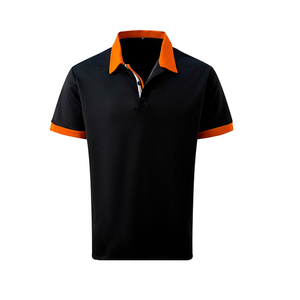 Polo décontracté pour hommes en gros – Couleurs unies respirantes, haute qualité, séchage rapide, manches courtes, sur mesure, unisexe - Product Image 3