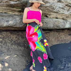Nouveau Design Sarong Pareo Rayon Peint À La Main Beachwear Fabriqué à Bali Par Des Artisans Balinais Couvrir Pour Les Femmes Meilleure Qualité - Product Image 6