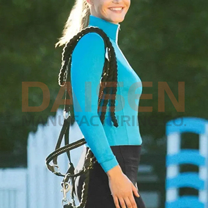 Women Equestrian Clothing <b>Long</b> <b>Sleeve</b> Riding Shirt Lightweight Breathable Design for Daily Training Sessions - Product Image 6